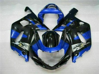 01-03 Blue Black Suzuki GSXR 600/750 Motorcycle Fairings