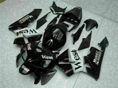 05-06 Black West Honda CBR600RR Motorcycle Fairings