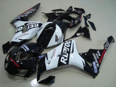 06-07 Black White Repsol Honda CBR1000RR Motorcycle Fairings