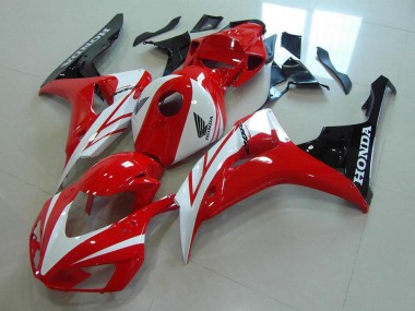 06-07 Red White Honda CBR1000RR Motorcycle Fairings