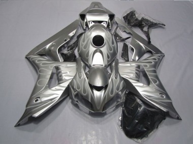 06-07 Silver Flame Honda CBR1000RR Motorcycle Fairings