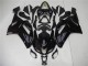 07-08 Glossy Black Kawasaki ZX6R Motorcycle Fairing