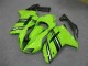 07-08 Green Black Kawasaki ZX6R Motorcycle Fairings