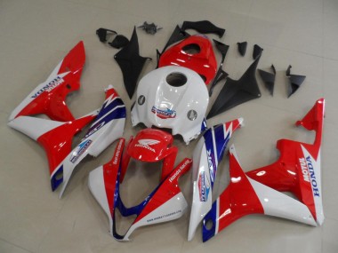 07-08 Red White Honda CBR600RR Motorcycle Bodywork